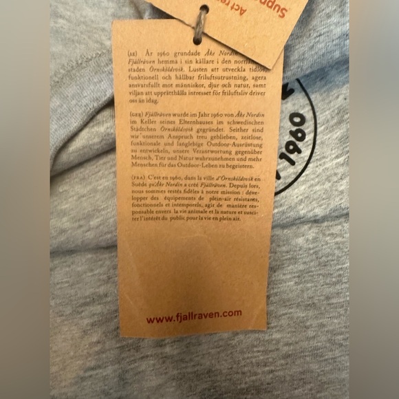 FJALLRAVEN men’s 1960 LOGO T SHIRT LONG SLEEVE - Picture 11 of 12